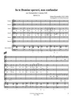 In te Domine speravi, non confundar von Johann Rosenmüller 