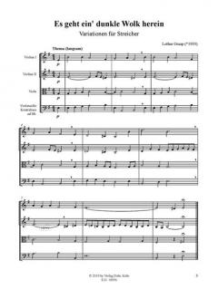 Es geht ein' dunkle Wolk herein von Lothar Graap 