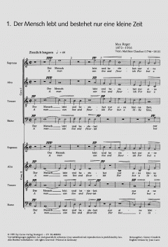 8 deutsche geistliche Gesänge (Max Reger) 