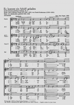 Reger: Weihnachtslieder (Max Reger) 