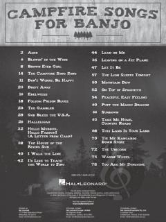 Campfire Songs for Banjo im Alle Noten Shop kaufen