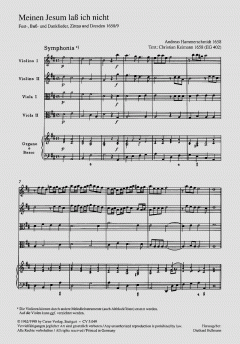 Meinen Jesum lass ich nicht (Andreas Hammerschmidt) 