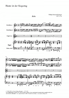 Heute ist der Siegestag (Philipp Heinrich Erlebach) 