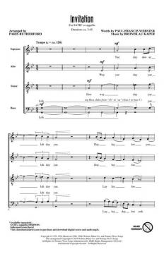 Invitation von Bronislau Kaper 