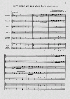 Herr, wenn ich nur dich habe (Johann Rosenmüller) 