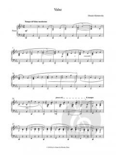 Posthumous Works for Piano von Dmitrij B. Kabalevski 