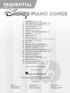 Sequential Disney Piano Songs 