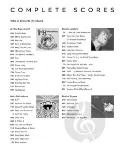 The Complete Scores von Jimi Hendrix 