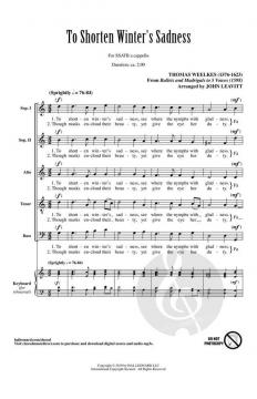 To Shorten Winter's Sadness von Thomas Weelkes 