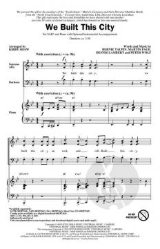 We Built This City von Starship 