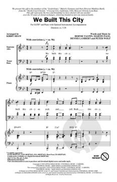 We Built This City von Starship 