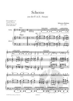 Scherzo von Johannes Brahms 