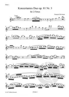 Konzertantes Duo Nr. 2 op. 81 von François Devienne 