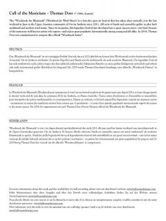 Call of the Musicians von Thomas Doss 