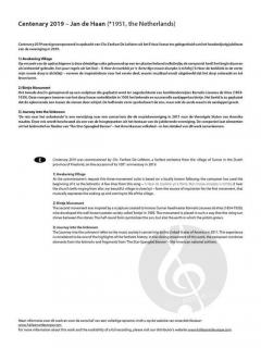 Centenary 2019 (Fanfarenorchester) von Jan de Haan 