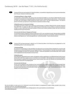 Centenary 2019 von Jan de Haan 