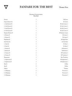 Fanfare for the Best von Thomas Doss 