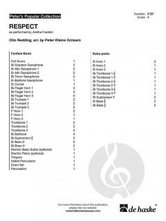 Respect (Fanfarenorchester) von A. Franklin 