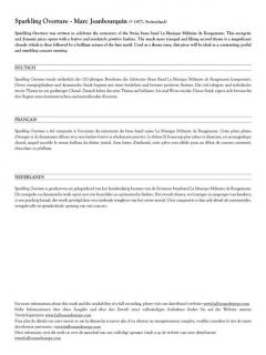 Sparkling Overture von Marc Jeanbourquin 