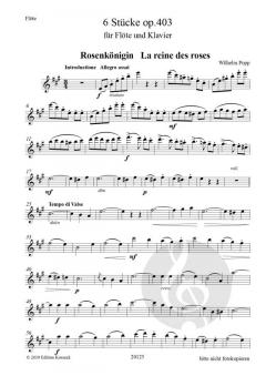 6 Stücke op. 403 - Band 1 von Wilhelm Popp 