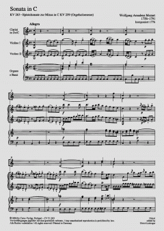 Sonate in C-Dur KV263 (W.A. Mozart) 