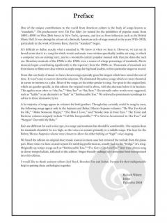 The Singer's Anthology of American Standards 