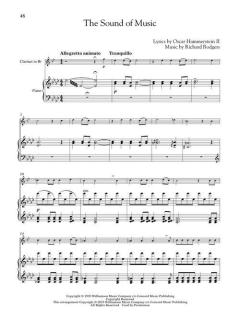 The Sound of Music for Classical Players - Clarinet and Piano von Richard Rodgers 