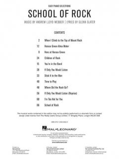 School of Rock: The Musical von Andrew Lloyd Webber 