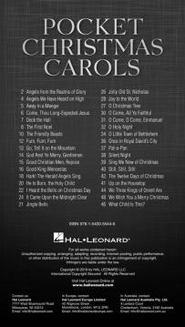 Pocket Christmas Carols 