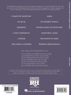 The Sound of Music for Classical Players - Violin and Piano von Oscar Hammerstein II im Alle Noten Shop kaufen