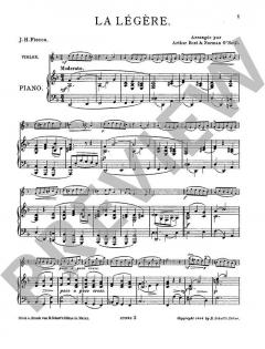 La Légere von Joseph-Hector Fiocco 