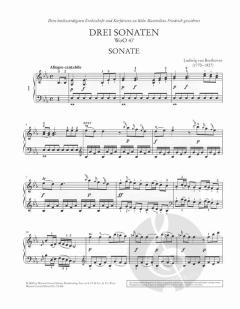 Drei Klaviersonaten WoO 47 von Ludwig van Beethoven im Alle Noten Shop kaufen