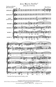 Ave Maris Stella (from Six Latin Hymns) von Otto Olsson 