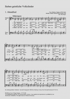 Sieben geistliche Volkslieder (Sammlung) (Max Reger) 