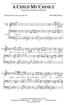 A Child, My Choice von Richard Nance 