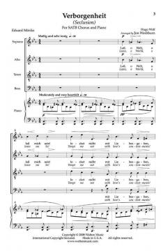 Verborgenheit von Hugo Wolf 