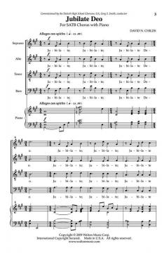 Jubilate Deo von David Childs 