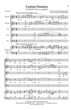 Cantate Domino von Hans Leo Haßler 