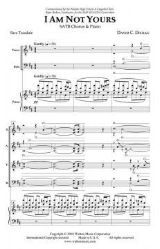 I Am Not Yours von David C. Dickau 