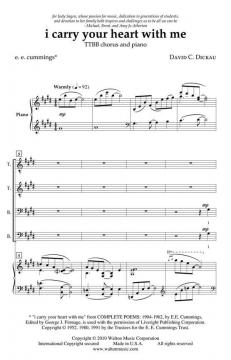 i carry your heart with me von David C. Dickau 