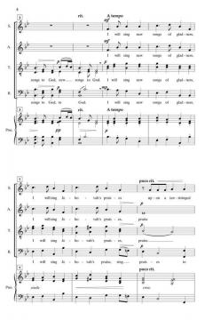 I Will Sing New Songs of Gladness von Antonín Dvořák 