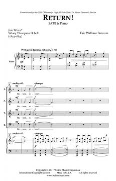 Return! von Eric William Barnum 