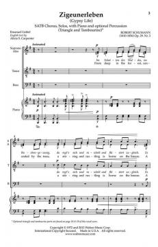Zigeunerleben von Robert Schumann 