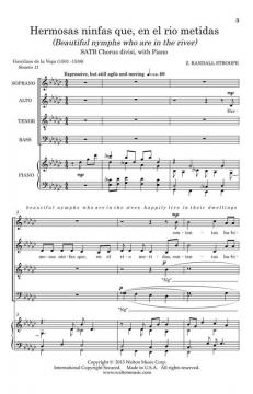 Hermosas Ninfas Que, En El Rio Metidas von Z. Randall Stroope 