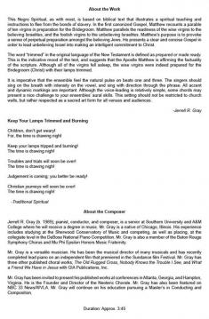 Keep Your Lamps Trimmed and Burning 