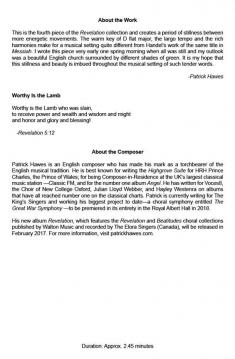 Worthy Is The Lamb (From Revelation) von Patrick Hawes 