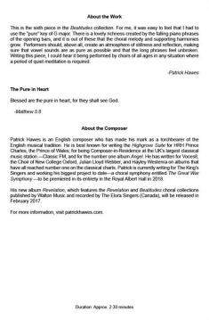 The Pure In Heart von Patrick Hawes 