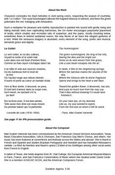 Le Colibri von Ernest Chausson 