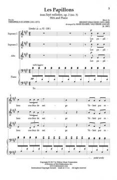 Les Papillons von Ernest Chausson 