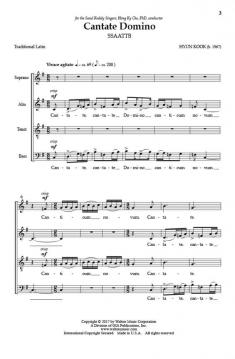 Cantate Domino von Hyun Kook 